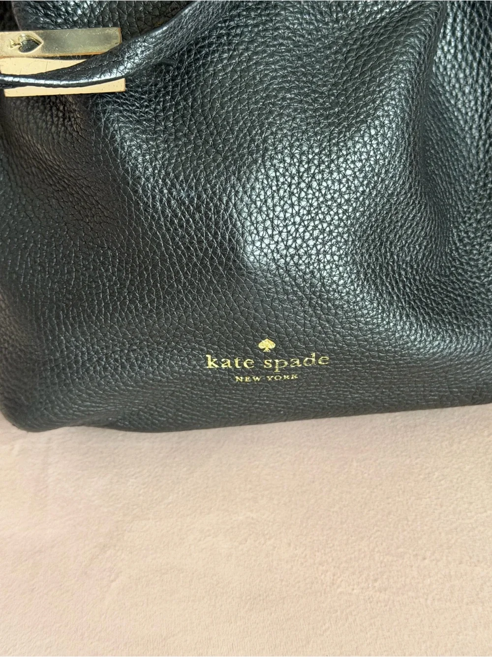 Kate Spade ♠️ Cooper Grey Street Black Leather Crossbody